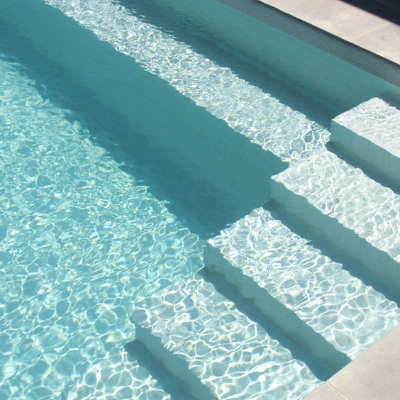 Schwimmbadfolie deluxe STONEFLEX, 25,00 x 1,65 Meter silber